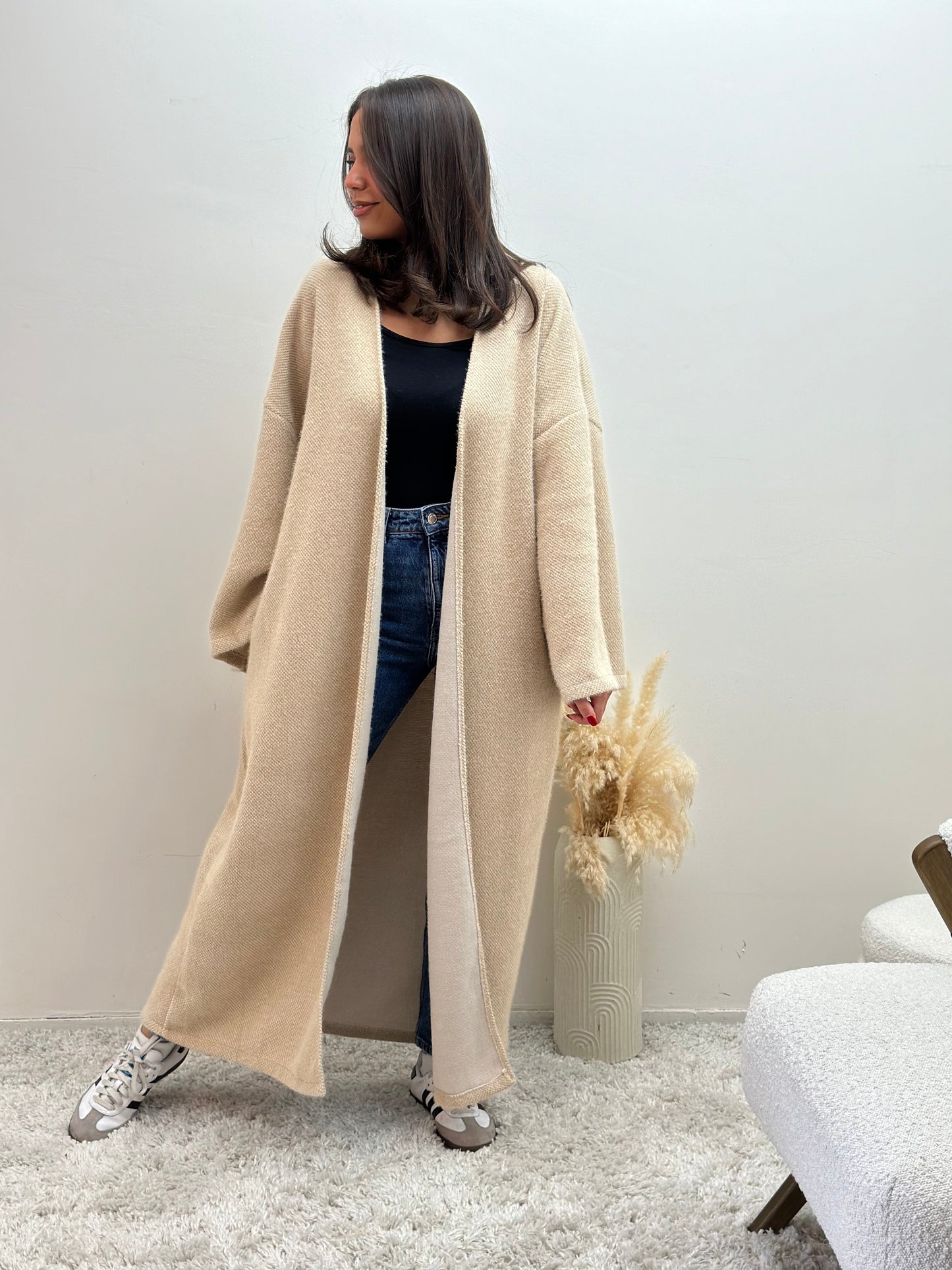 Gilet Long Oversize Safa