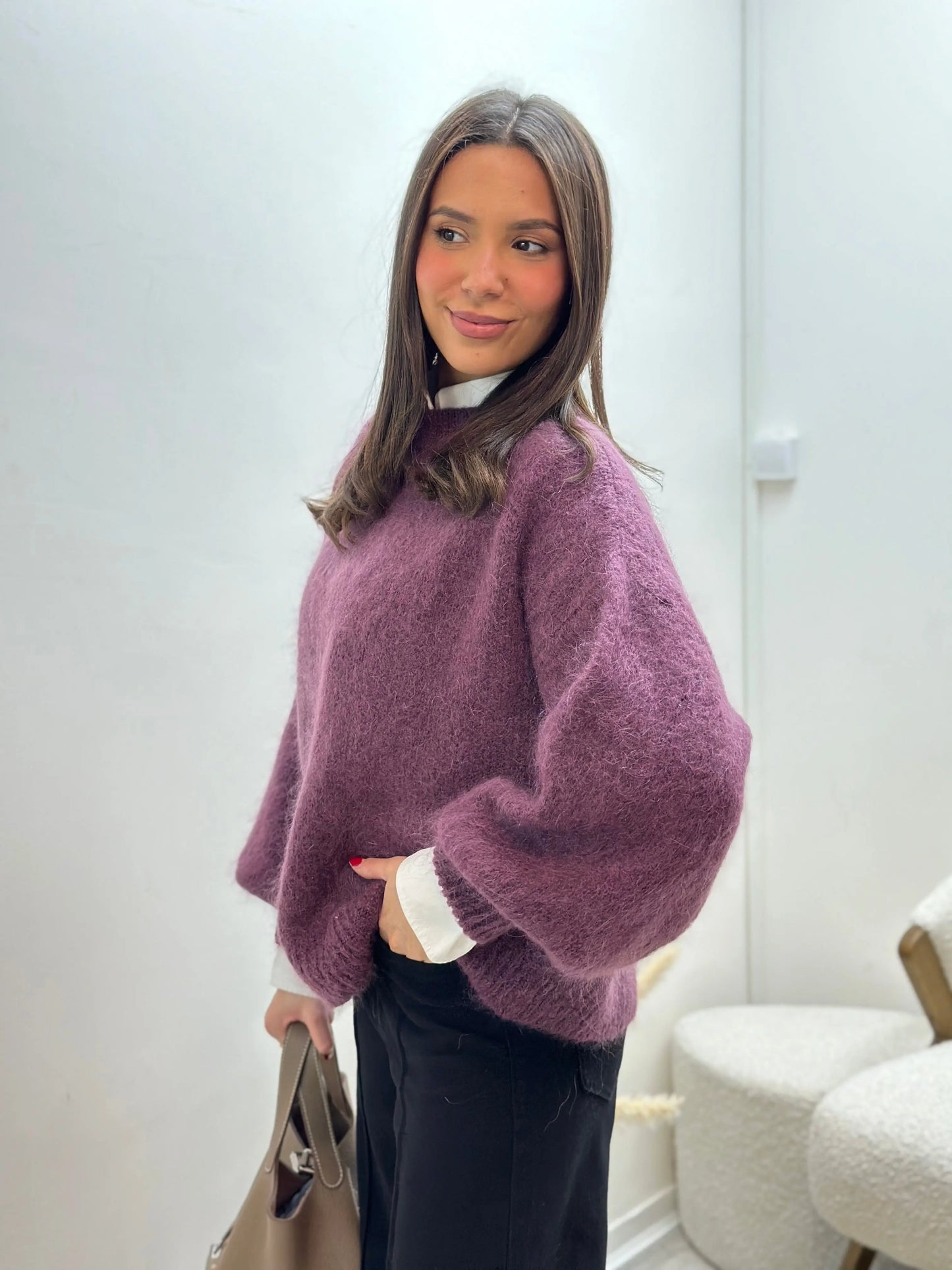 Pull Mohair Oversize Agnés MissChadou