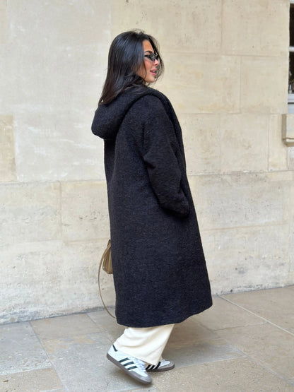 Manteau à Capuche Oversize Cassis MissChadou