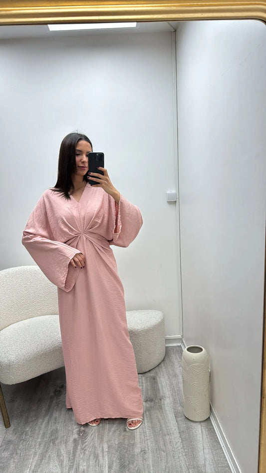 Robe Froncée Rose Nava Miss Chadou