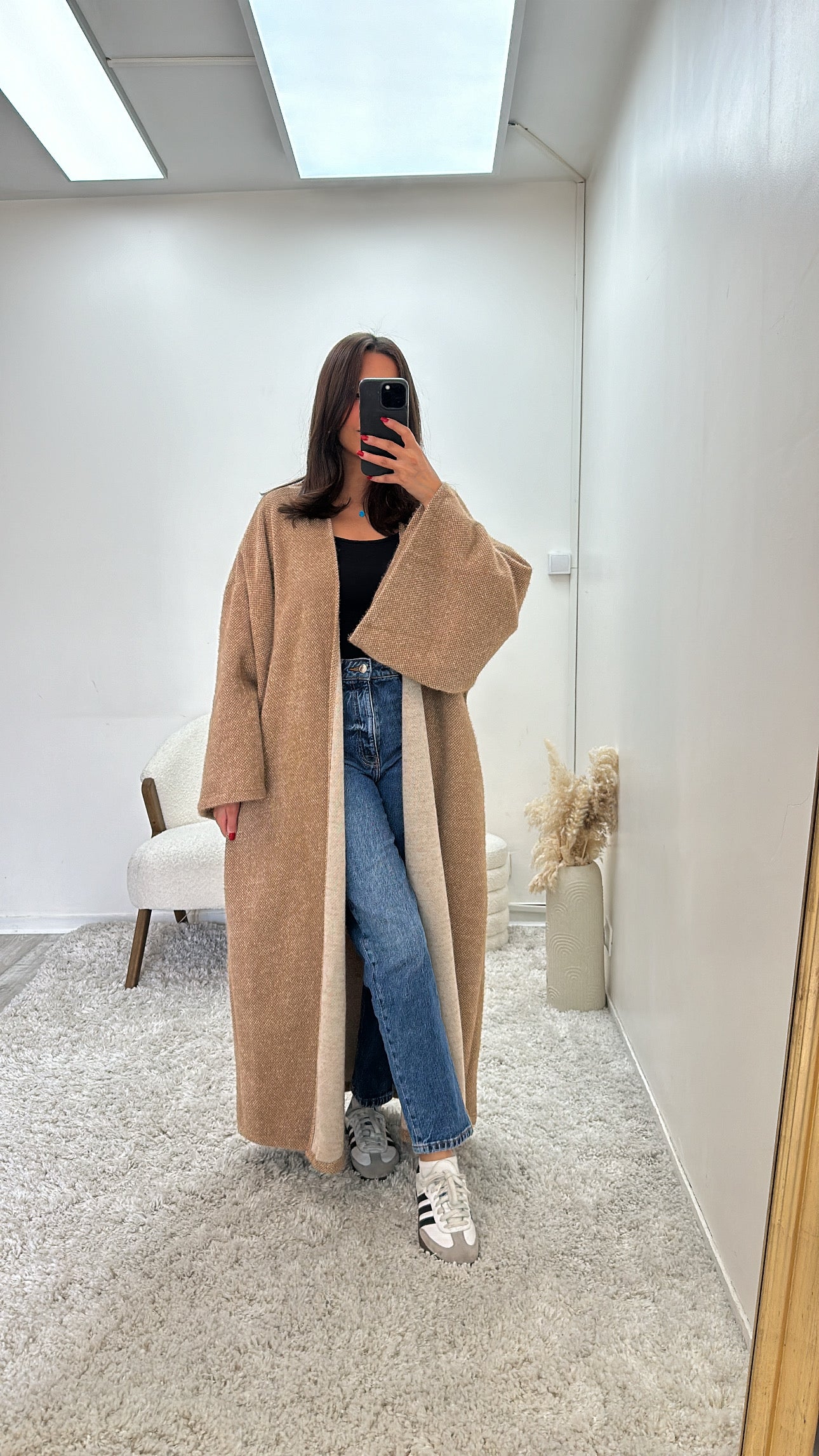 Gilet Long Oversize Safa