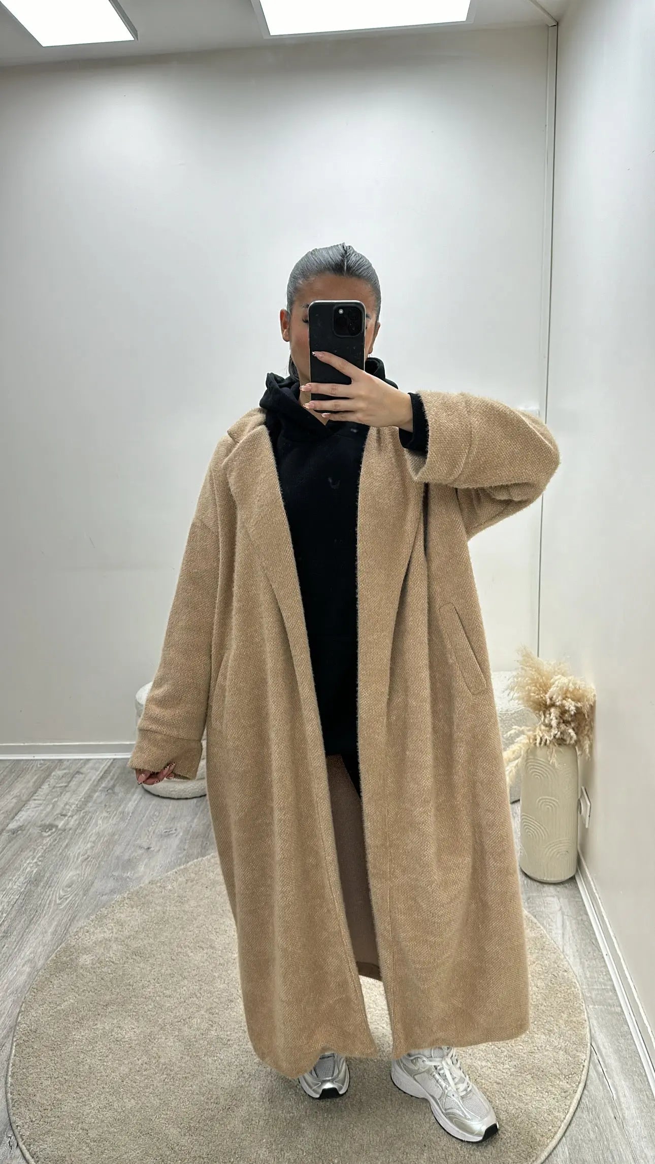 Manteau Long Oversize Camel MissChadou