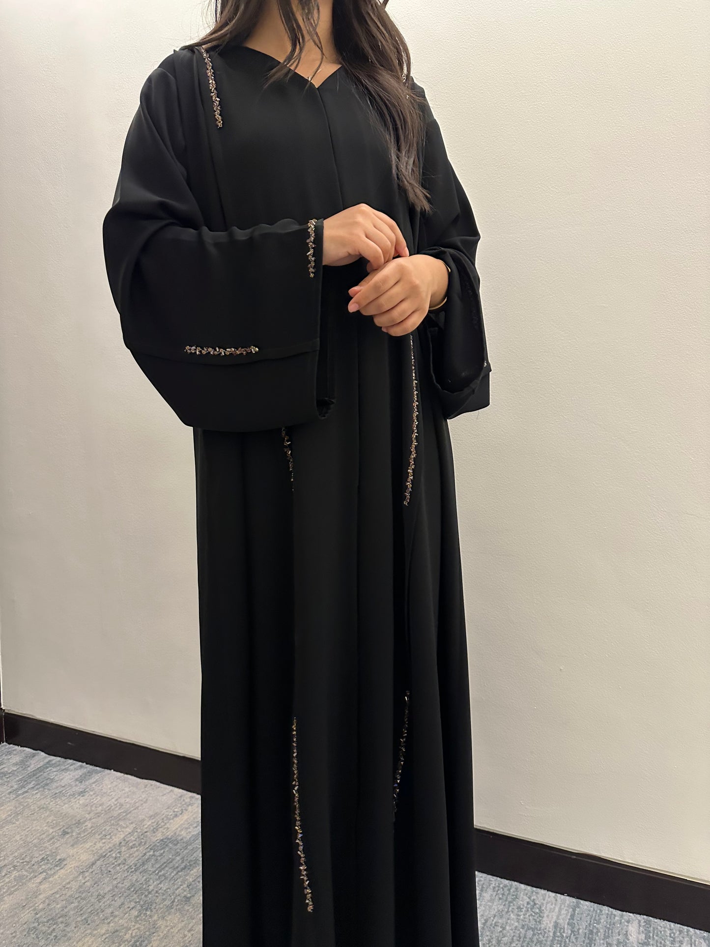 Abaya Dubai Nimat Black Gold