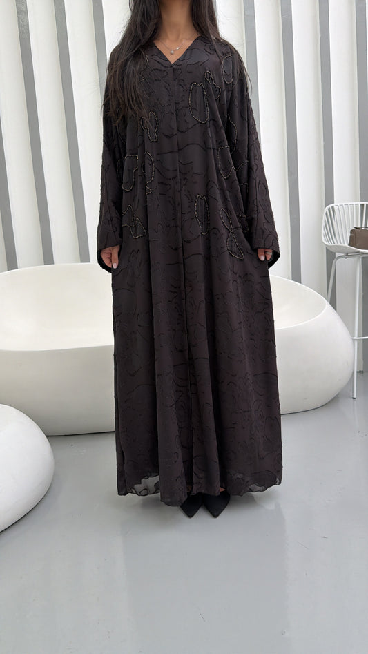 Abaya Dubai Oud Metha Brun