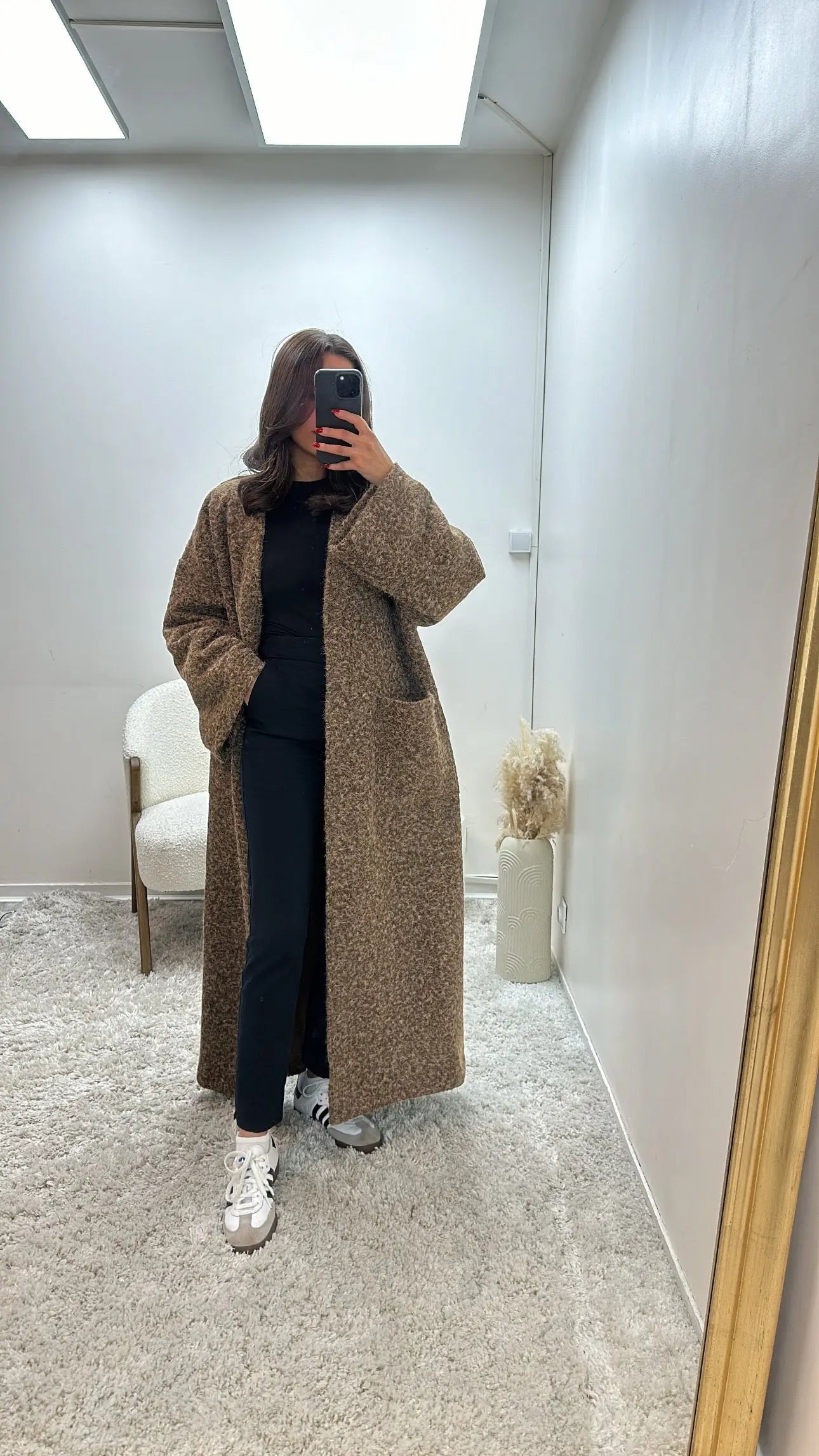 Manteau Oversize Marron Sara MissChadou