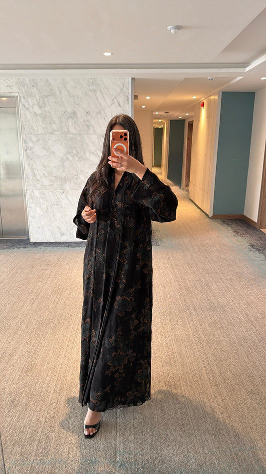 Abaya Dubai Collection Prestige Medinilla Transparente