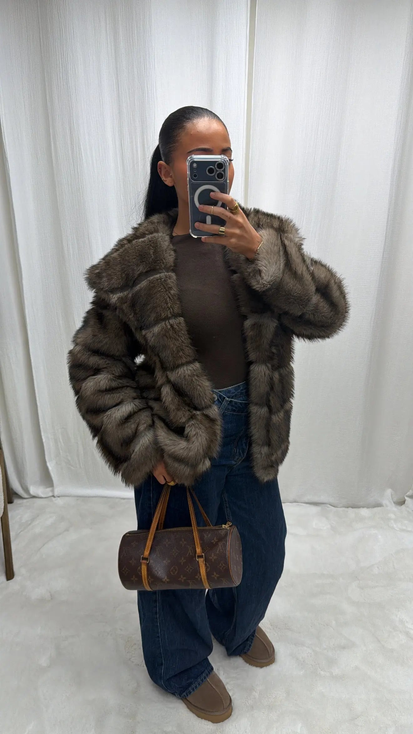 Manteau en Fausse Fourrure Vegan MissChadou