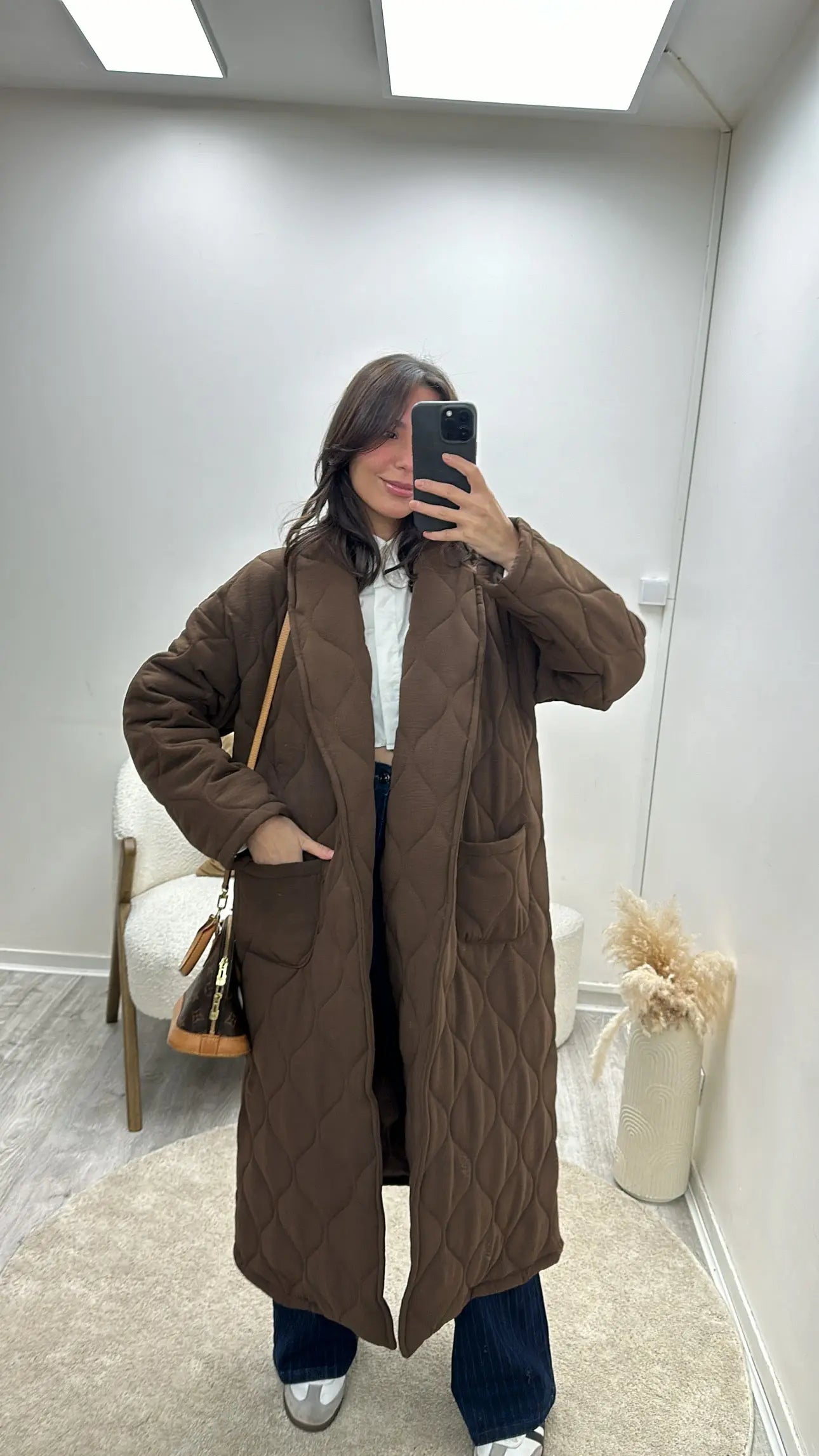 Manteau Long Oversize Matelassé Sira MissChadou